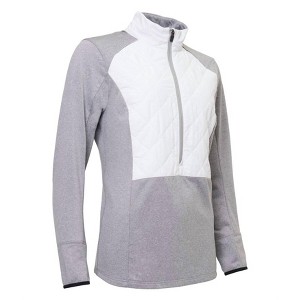 Women's Wo’s Troon Warm and Windproof Hybrid Half-Zip Jacket - Abacus Sportswear US - 1 of 3