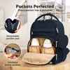 KeaBabies Diaper Bag Backpack Comes with Portable Changing Pad, Baby Bag for Mom, Baby Travel Essential - 3 of 4