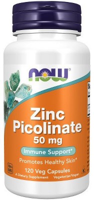 Zinc Picolinate 50mg by Now Foods  -  120 Capsule