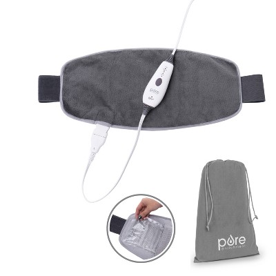 Pure Enrichment PureRelief Lumbar & Abdominal Heating Pad - 44.5" x 9.5" - Gray