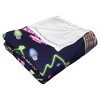 Warner Bros. Christmas Vacation Neon Christmas Lights Silk Touch Throw Blanket 50x60 Inches - 3 of 4