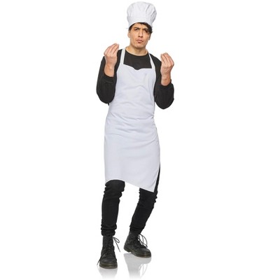 Seeing Red Chef Hat & Apron Adult Costume Kit