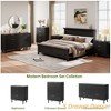 Wave Fluted 5 Drawer Dresser for Bedroom, Tall Dressers Chest of Drawers,Closet Dresser Organizer - 4 of 4