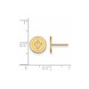 Black Bow Jewelry 14k Yellow Gold Plated Sterling Silver Winnipeg Jets NHL Stud Earrings - 2 of 3