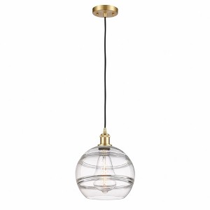 Rochester - 1 Light Cord Hung Mini Pendant In Industrial Style-11.63 Inches Tall and 10 Inches Wide - 1 of 1