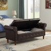 NicBex 63 Inch Storage Ottoman,Entryway Bench with Wood Legs for Bedroom and Living Room - 2 of 4