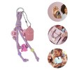Unique Bargains Beaded Knotted Lanyard with Hat Handbag Charm 1 Pc - 3 of 4