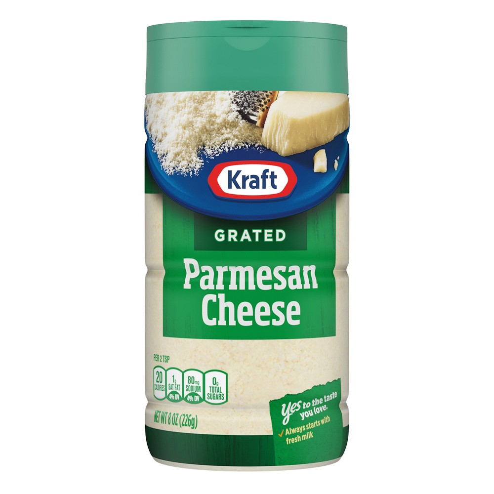 Kraft 100% Grated Parmesan Cheese - 8oz