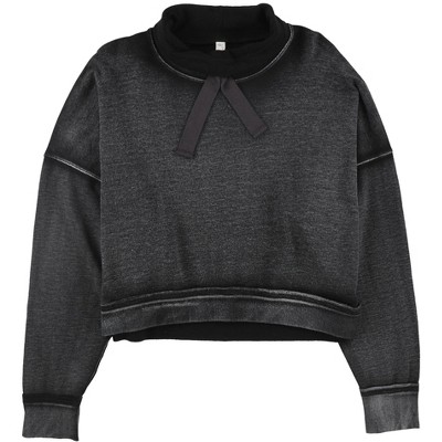Free People Womens Cropped Sweatshirt