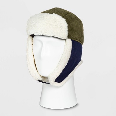 Sherpa Trapper Hat - Original Use™ Green/Navy One Size