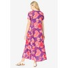 Woman Within Plus Size Short-Sleeve Crinkle Dress - 3 of 4