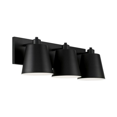 Capital Lighting Alden 3 - Light Vanity in  Matte Black