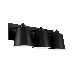 Capital Lighting Alden 3 - Light Vanity in  Matte Black - 1 of 4