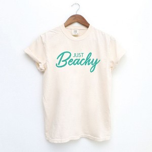 Simply Sage Market Women's Just Beachy Short Sleeve Garment Dyed Tee - 1 of 2