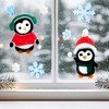 Northlight 8-Piece Penguin and Snowflake Gel Christmas Window Clings, 7.75" - 2 of 4