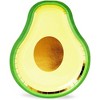 Blue Panda 48 Pack Avocado Disposable Paper Plates for Birthday Party and Fiesta 7 x 10 In, - 3 of 4