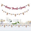 Big Dot of Happiness Friends Thanksgiving Feast - Friendsgiving Party Letter Banner Decor - 36 Banner Cutouts and Happy Friends Giving Banner Letters - 2 of 4