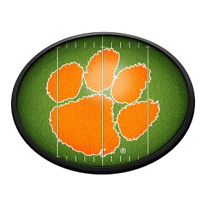 College Football On the 50 Design Oval Slimline Lighted Wall Sign - 1 of 4