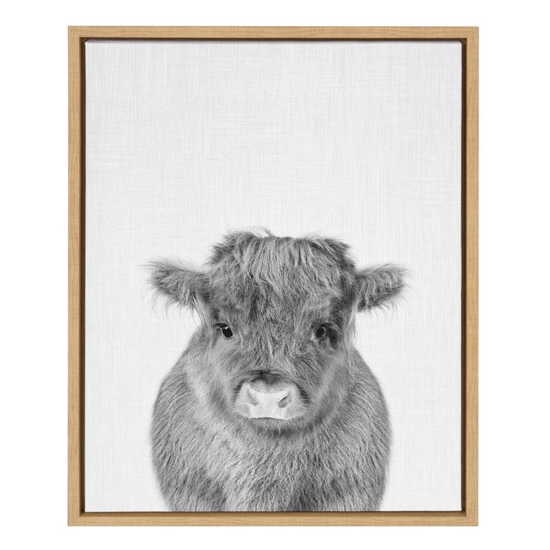  18" x 24" Sylvie Calf 4 Framed Canvas by Simon Te of Tai Prints - Kate & Laurel All Things Decor, 1 of 7