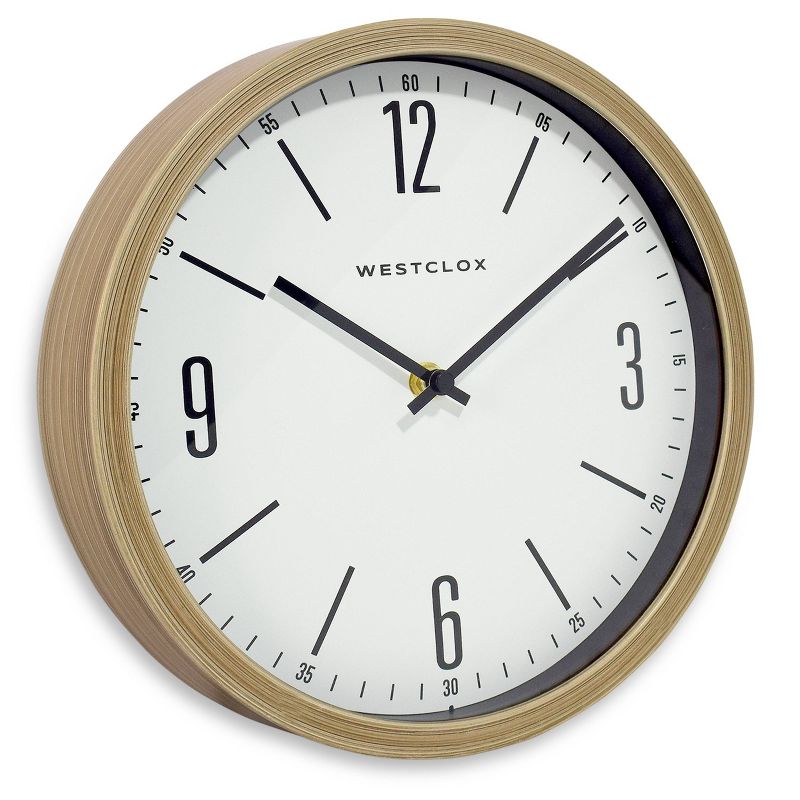 10&#34; Wood Grain Wall Clock - Westclox, 1 of 6
