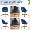 Karl Home | 23 inch Task Chair Office Desk Chair Make Up Chair With Wheels - 3 of 4