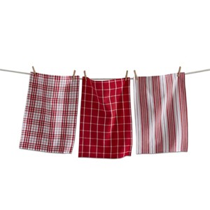 tagltd Merry Plaid Dishtowel Set of 3 - 1 of 3