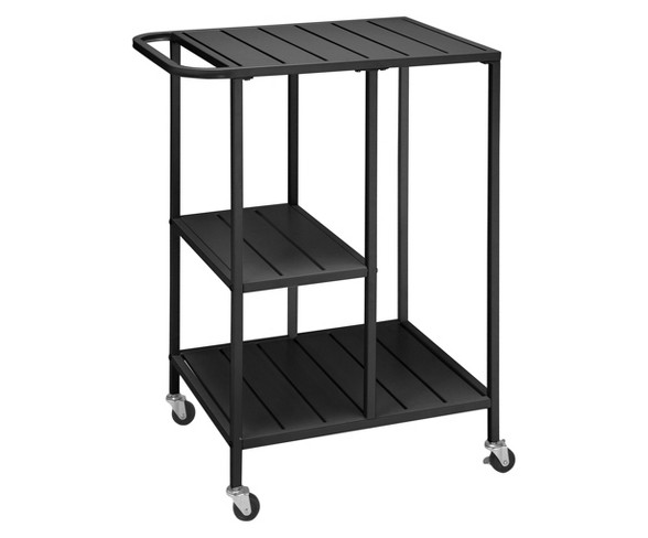 Dandy Metal Cafe Cart Black - Jamesdar