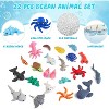 22-Piece 3D Printed Articulated Sea Animal Figurines, Flexible Fidget Toys for Desktop Decoration & Gifts - 2 of 4
