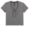 Spruce Fashion Drawcord Fitted Tee - 2 of 4