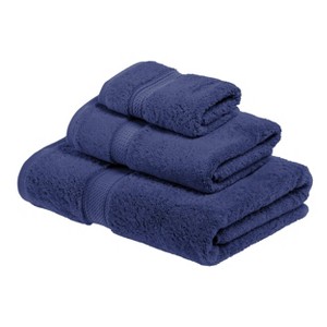 Luxury Cotton Heavyweight Ultra-Plush 3 Piece Towel Set by Blue Nile Mills - 1 of 4