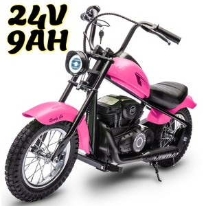 Jojoka Electric Motorcycle for Kids, 24V 250W Dirt Bike, Two Speed Modes up to 14MPH, Dirt Bike with LED Lights, Ride for Teens - 1 of 4