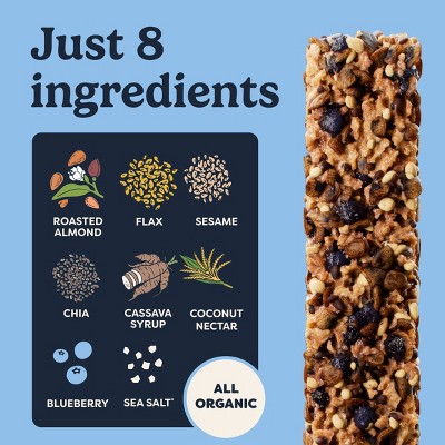 Tosi Snacks Almond Blueberry Organic Bars - 6g Protein - 5oz/5pk