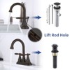 PAGED Bathroom Faucet Single Handle Bathroom Vanity Sink Faucet with Quality Aerator, Faucet for Bathroom Sink - 4 of 4