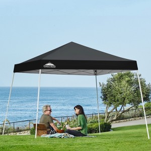 EAGLE PEAK Slant Leg Pop-up Canopy Tent Easy One Person Setup Instant Outdoor Beach Canopy Folding Portable Sports Shelter - 1 of 4