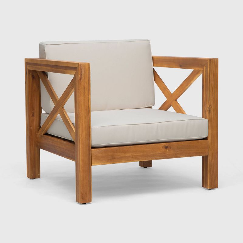 Brava Acacia Wood Club Chair - Christopher Knight Home
, 1 of 7
