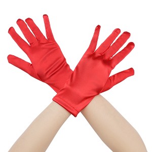 INSPIRE CHIC Women's Satin Lightweight Wrist Length Gloves - 1 of 4