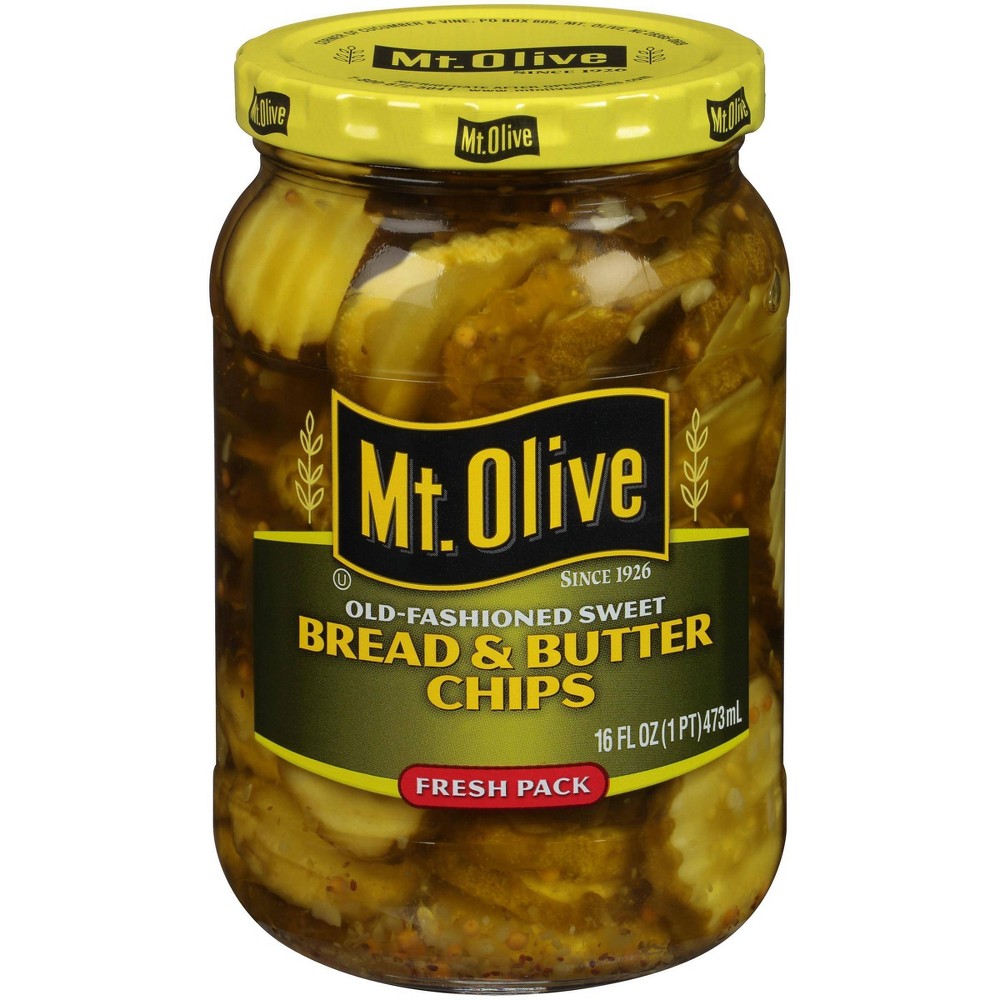 UPC 009300000703 product image for Mt. Olive Old-Fashioned Sweet Bread and Butter Pickle Chips - 16oz | upcitemdb.com