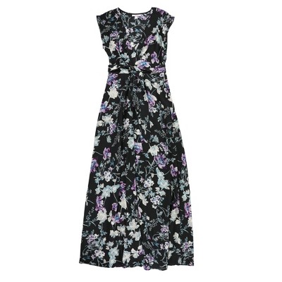 bar III Womens Floral Maxi Dress