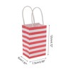Unique Bargains Stripes Gift Bags 6 Pcs - 3 of 4