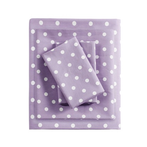 Home Boutique Aria Dots Cotton Sheet Set Neutral 6pc Queen : Target