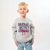 The Juniper Shop USA Floral Coquette Youth Sweatshirt - 2 of 4