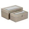 Cheung's Fidela Set of 2 Soft Gold Vinyl Boxes - 4 of 4