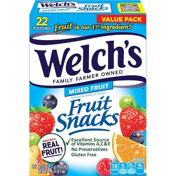 WELCH'S Fruit Snacks Mixed Fruit - 17.6oz/22ct