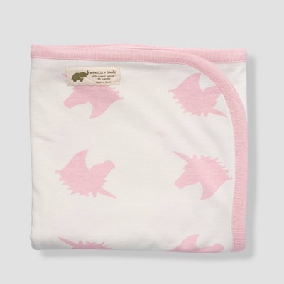 Layette by Monica + Andy Coming Home Swaddle Blanket - Unicorn Dreams