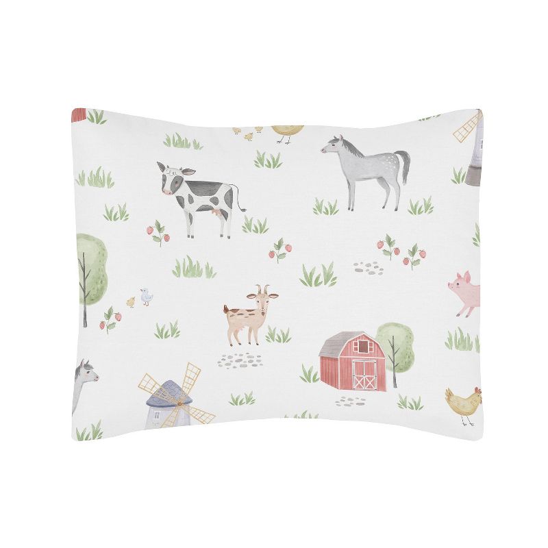 3pc On the Farm Animals Full/Queen Kids&#39; Comforter Bedding Set - Sweet Jojo Designs, 4 of 8