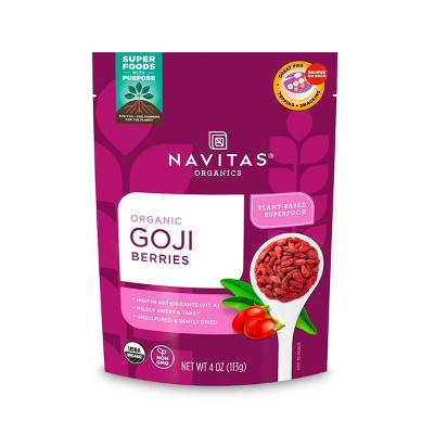 Navitas Organics Vegan Goji Berries - 4oz