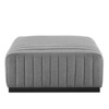 Modway Conjure Channel Tufted Upholstered Fabric Ottoman - 2 of 4