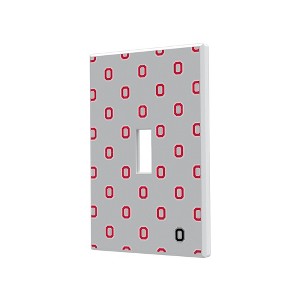 NCAA Big Ten Universities Fashion Pattern Hidden-Screw Light Switch Plate for Single Toggle - 1 of 4