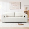 CIPACHO 82*36" Modern Loop Yarn Fabric Sofa, One-Piece Seat Frame, Minimalist 2-3 Seat Couch, Loveseats with Extra Wide Domed Arms(2 Pillows) - 2 of 4
