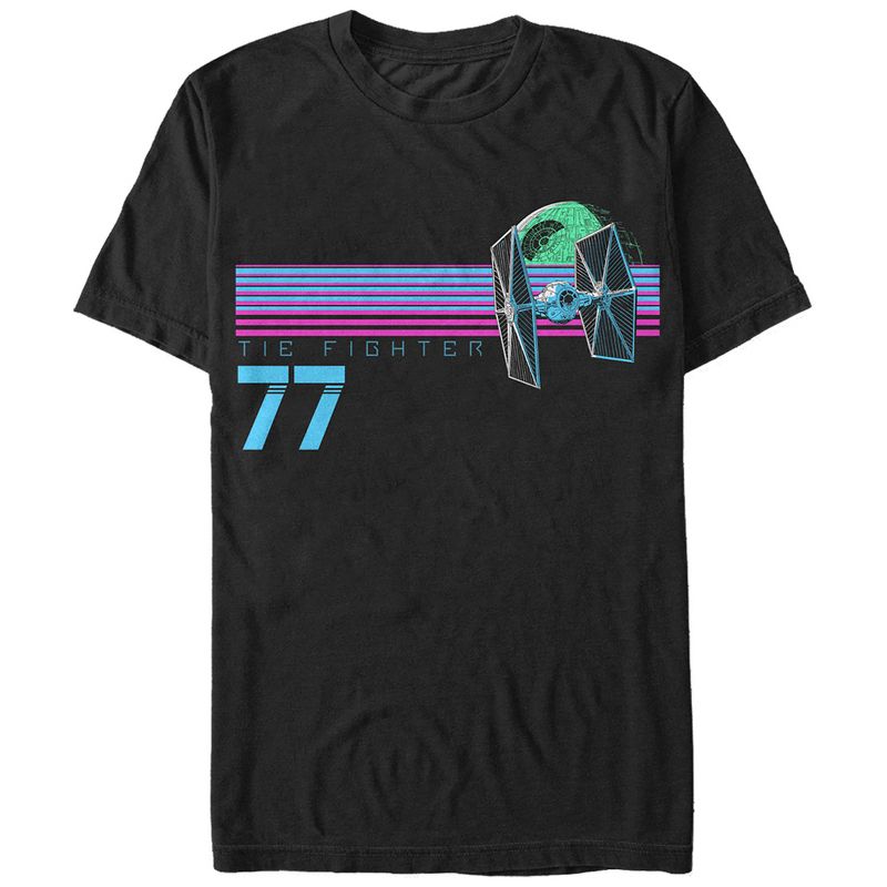 Men's Star Wars TIE Fighter 77 T-Shirt, 1 of 5